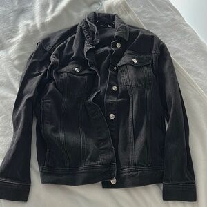 Oversized denim jacket